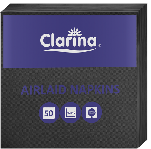 40x40 cm, 1w, czarne, 50 szt (5437)